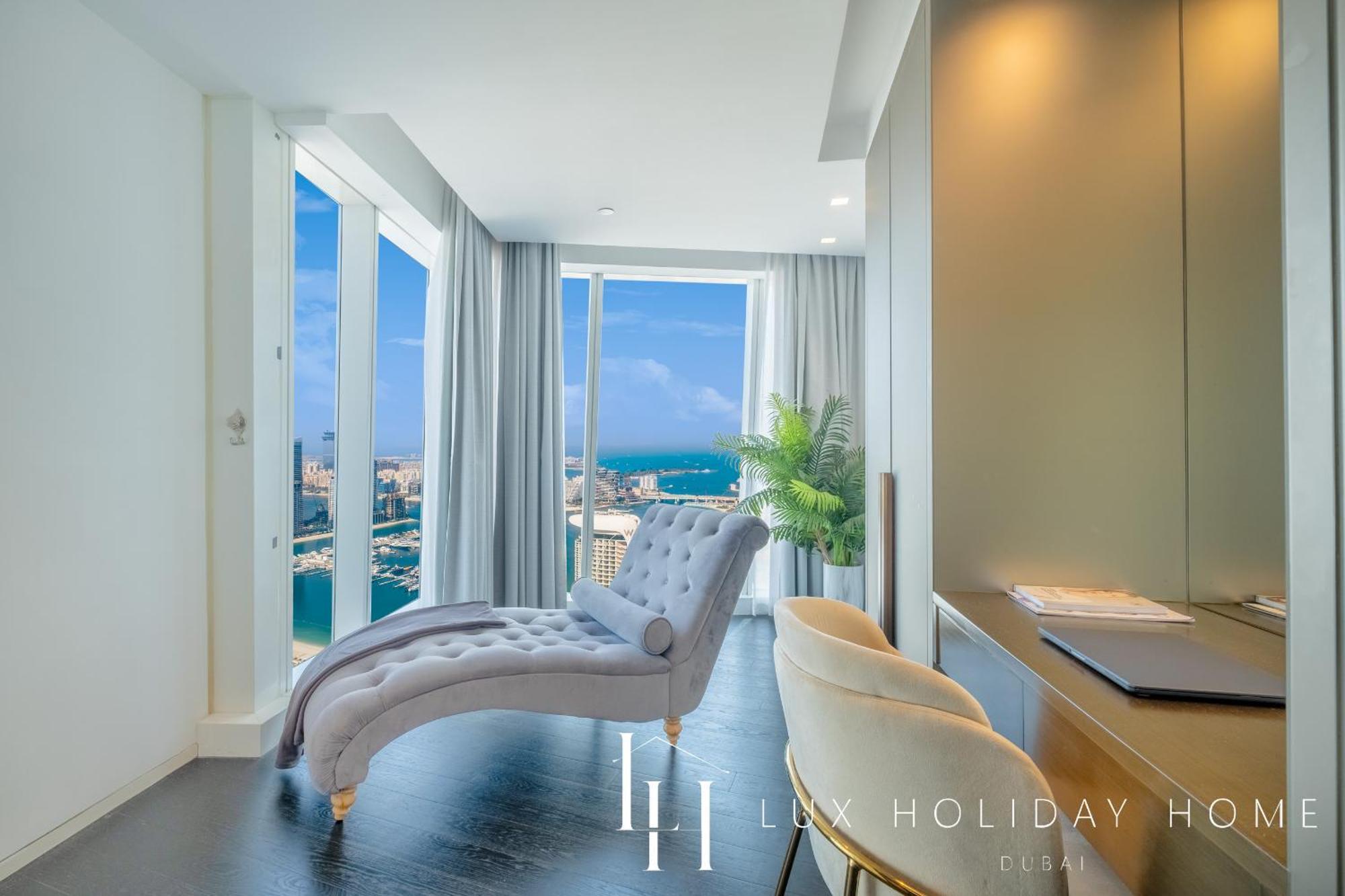 Lux - Lavish Suite With Full Palm Jumeirah View 1 Dubai Eksteriør bilde