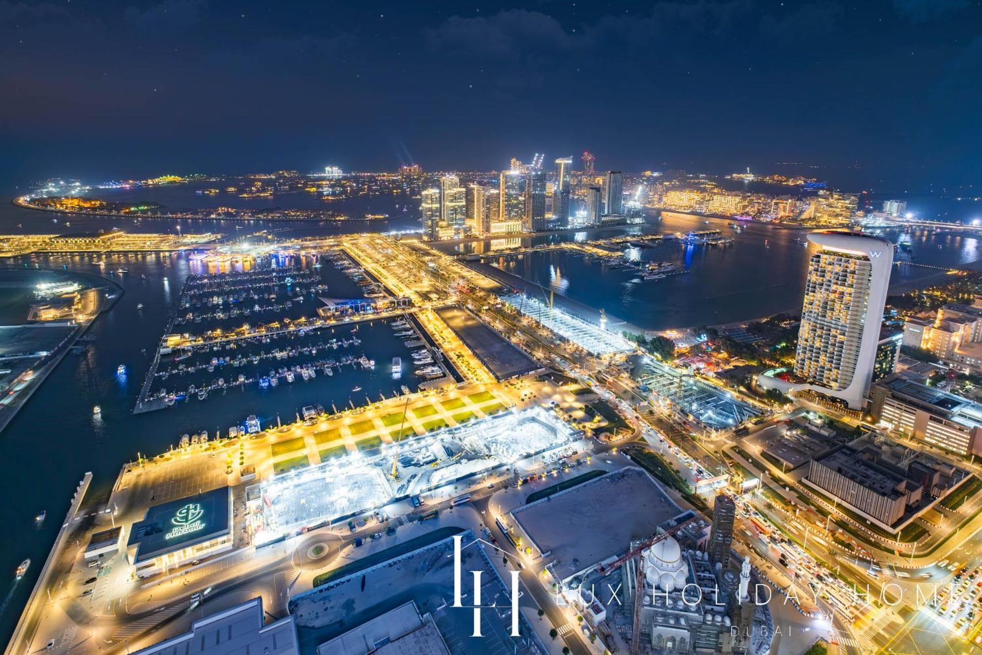 Lux - Lavish Suite With Full Palm Jumeirah View 1 Dubai Eksteriør bilde