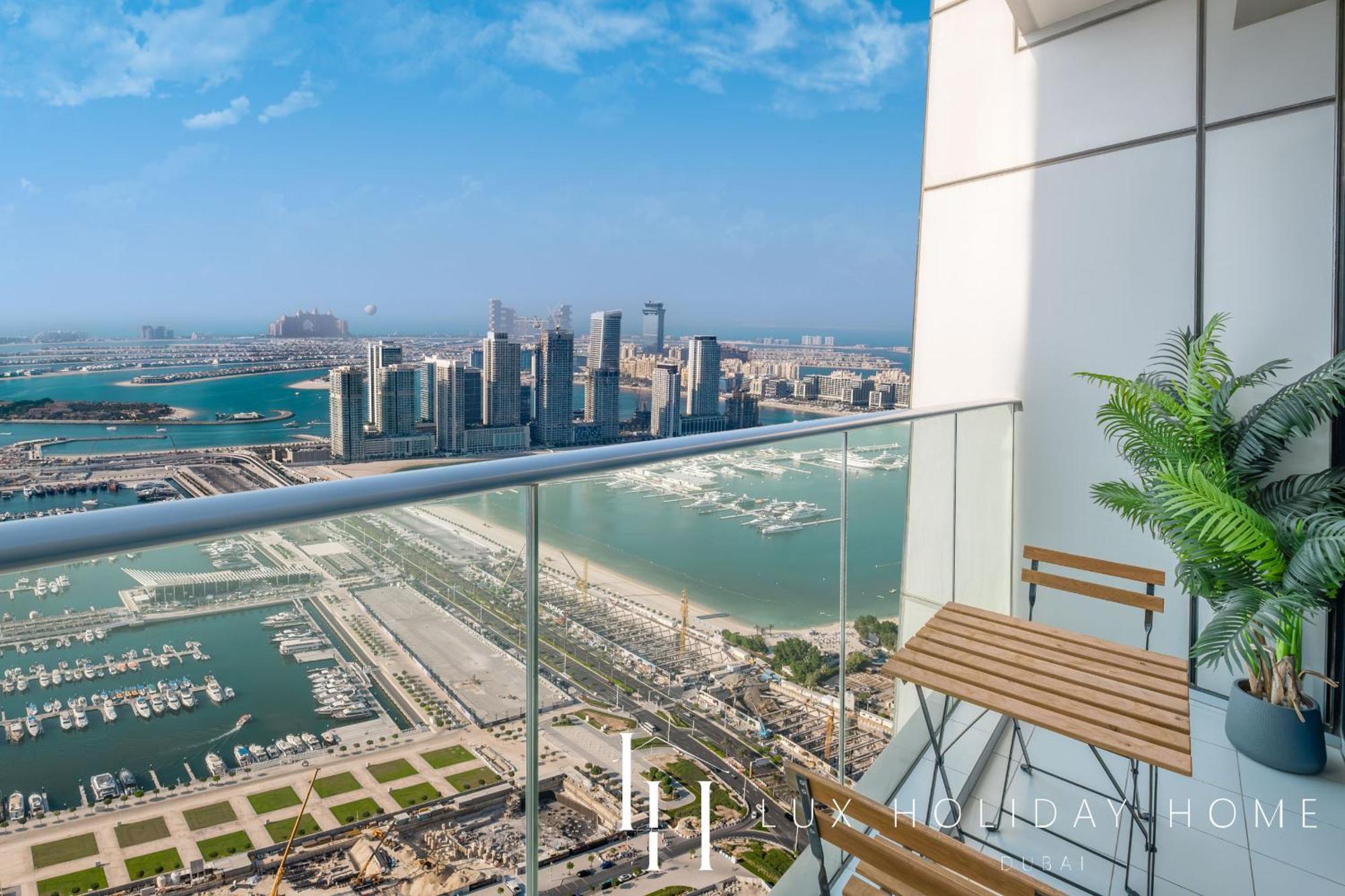Lux - Lavish Suite With Full Palm Jumeirah View 1 Dubai Eksteriør bilde