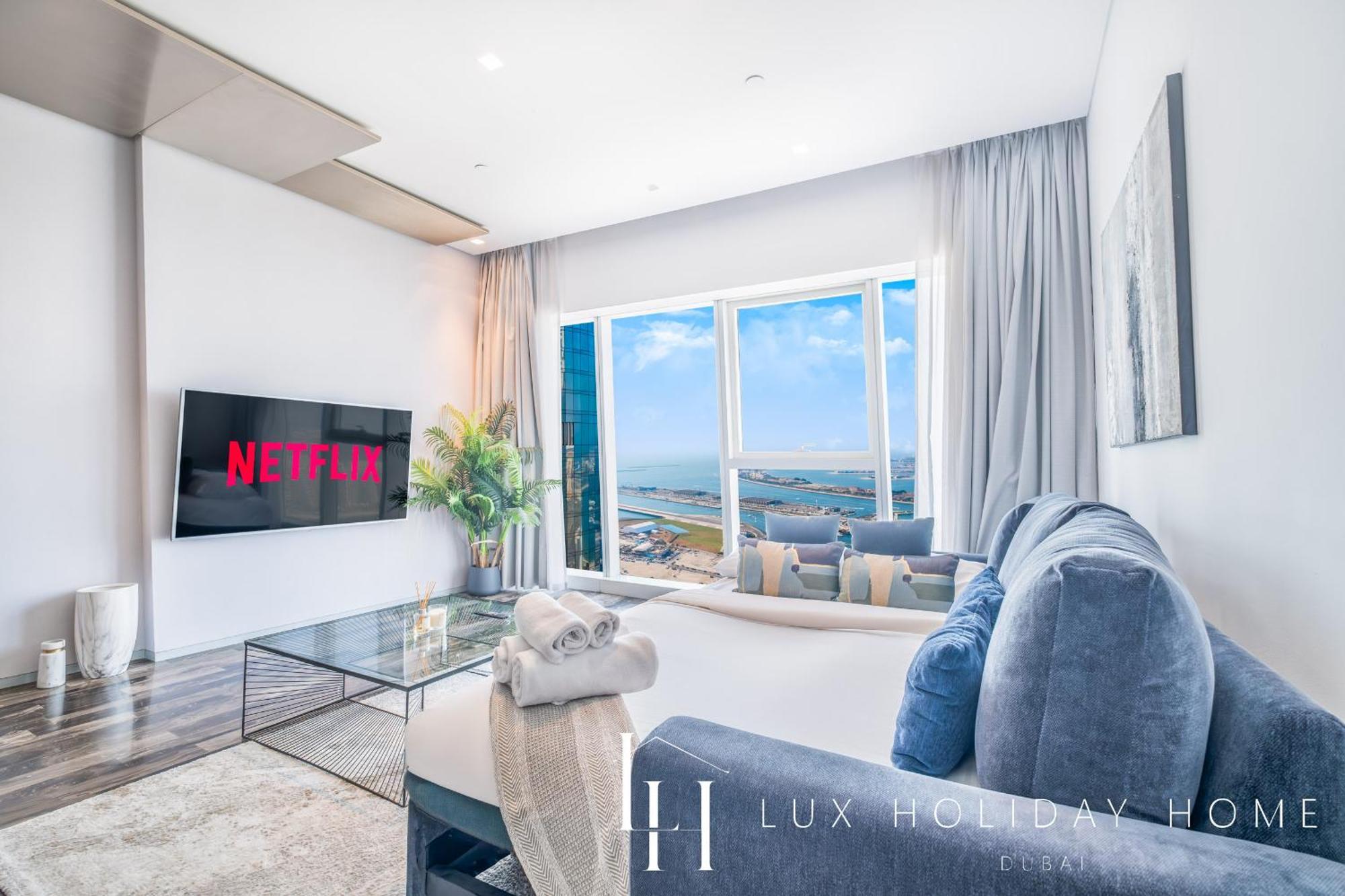 Lux - Lavish Suite With Full Palm Jumeirah View 1 Dubai Eksteriør bilde
