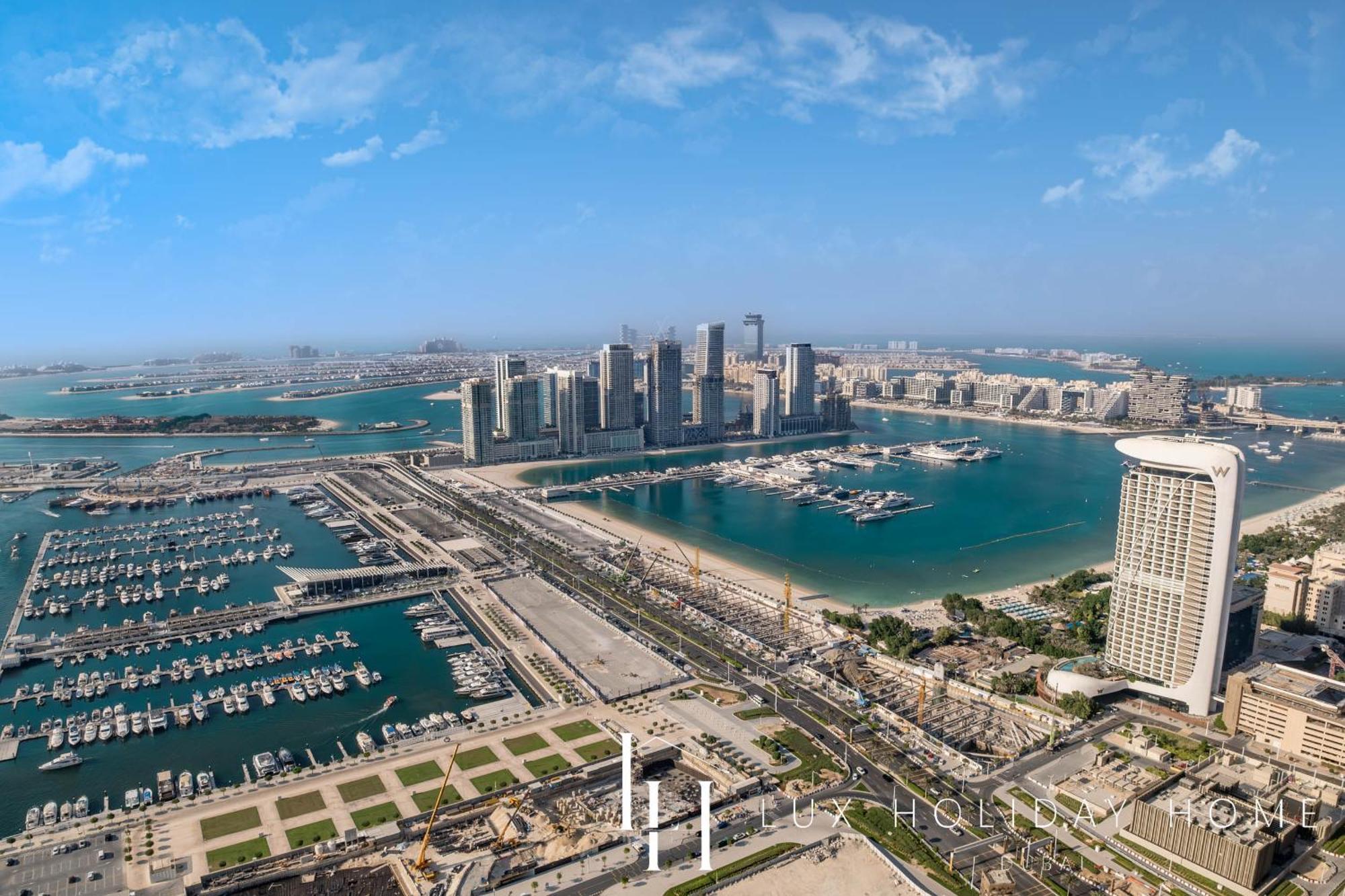 Lux - Lavish Suite With Full Palm Jumeirah View 1 Dubai Eksteriør bilde