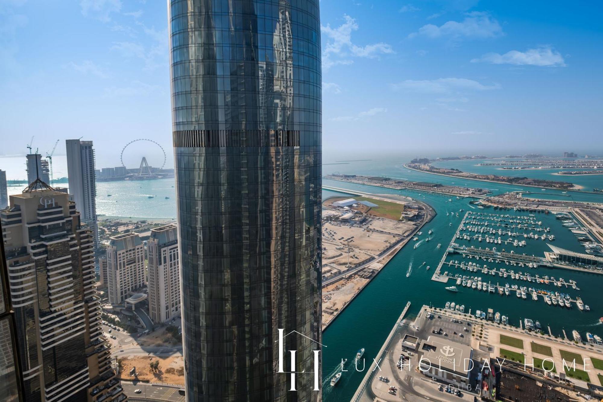 Lux - Lavish Suite With Full Palm Jumeirah View 1 Dubai Eksteriør bilde