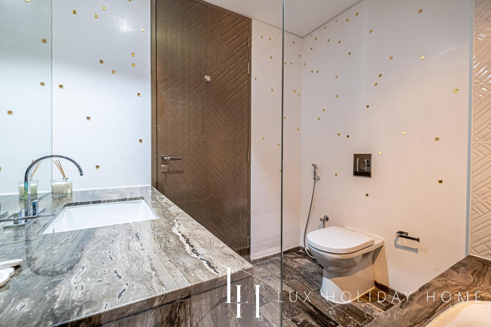 Lux - Lavish Suite With Full Palm Jumeirah View 1 Dubai Eksteriør bilde