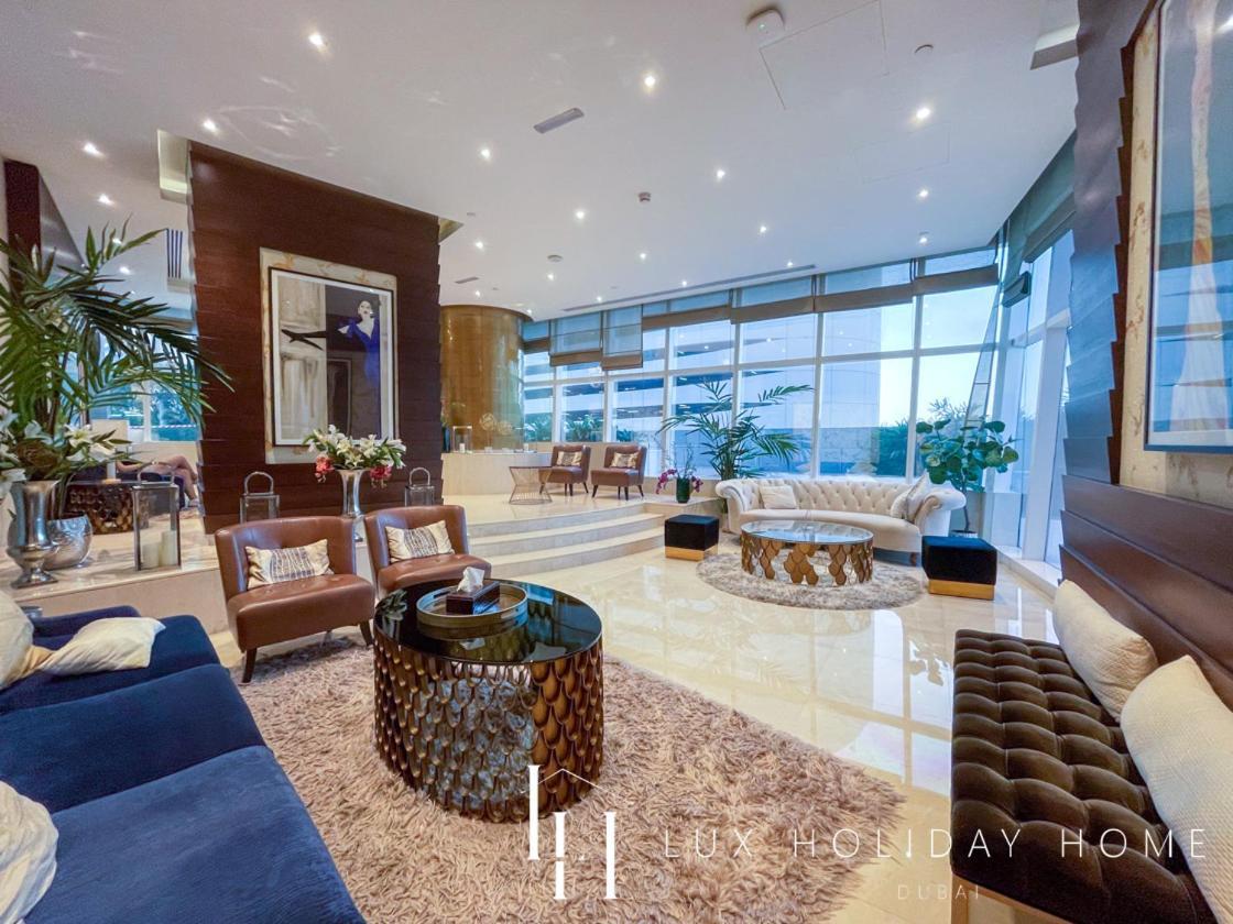 Lux - Lavish Suite With Full Palm Jumeirah View 1 Dubai Eksteriør bilde